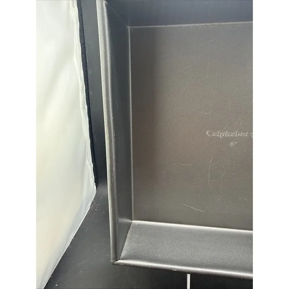 Calphalon 8” Square Nonstick Cake Brownie Baking Pan Heavy Gauge Steel USA